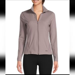 Under Armour Size 2XL Tetra Grey Zip-Up Jacket